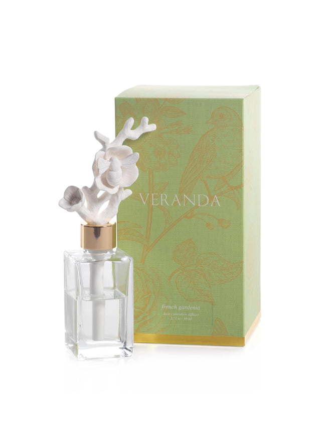 Zodax Veranda French Gardenia Porcelain Diffuser, Bee