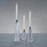 Zodax Florella Stacked Crystal Candle Holder