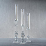 Zodax Style B Vadim Crystal Glass Candle Holder