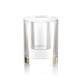 Zodax Edita Round Crystal Glass Vase