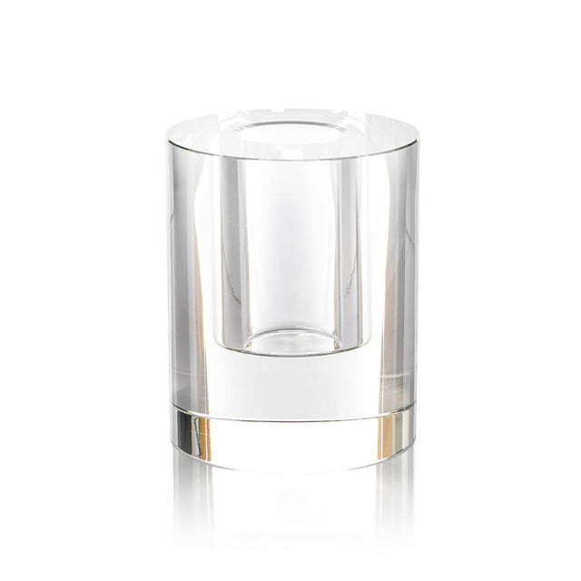 Zodax Edita Round Crystal Glass Vase