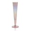 Zodax Luster Pink Kandi Slim Champagne Flutes, Set of 4