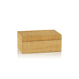 Zodax 9"x 6" x 4" Mati Natural Grasscloth Decorative Box