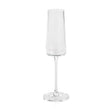 Zodax Benin Textured Champagne Flutes, Set of 4