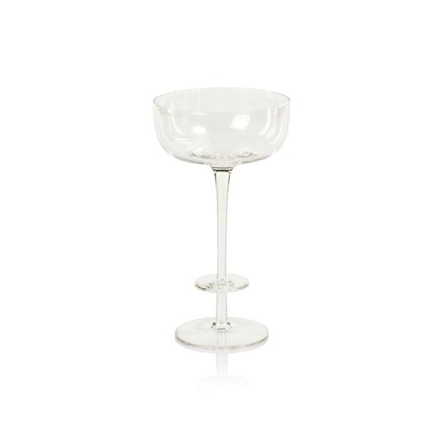 Zodax Ganvie Champagne Coup / Martini Glasses, Set of 4