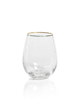 Zodax Cappelletti  Stemless All Purpose Glasses, Set of 4