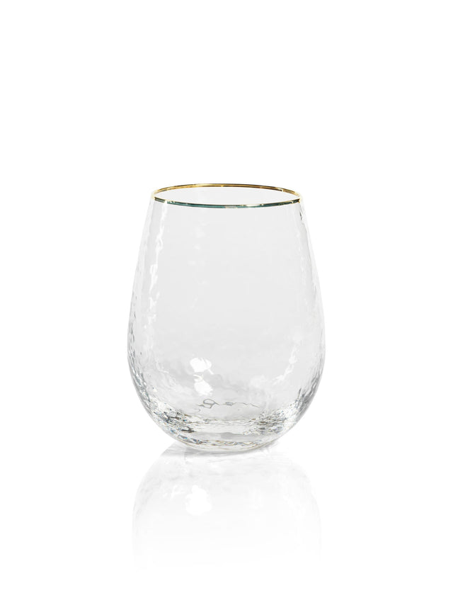 Zodax Cappelletti  Stemless All Purpose Glasses, Set of 4