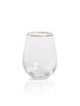 Zodax Cappelletti  Stemless All Purpose Glasses, Set of 4