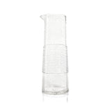 Zodax Langston 11.5" Tall Bubble Glass Pitcher