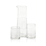 Zodax Langston 11.5" Tall Bubble Glass Pitcher