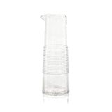 Zodax Langston 11.5" Tall Bubble Glass Pitcher