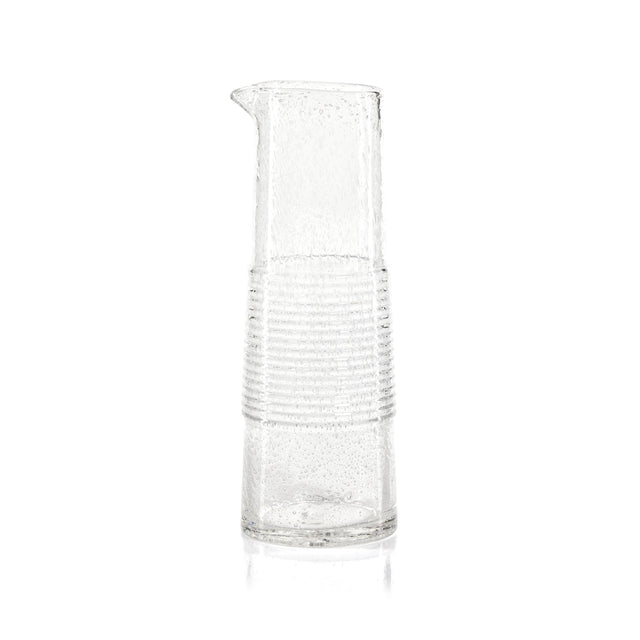 Zodax Langston 11.5" Tall Bubble Glass Pitcher