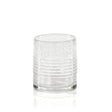 Zodax Langston Bubble Double Old Fashioned Glasses, Set of 6