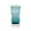 Zodax Teal Blue Serena 17 oz Highball Glasses, Set of 6
