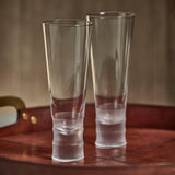 Zodax Terrell 4-Piece Bamboo Beer / All Purpose Glass Set