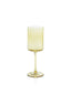 Zodax Light Yellow Foligno Wine Glasses, Set of 6