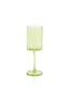 Zodax Light Green Foligno Wine Glasses, Set of 6