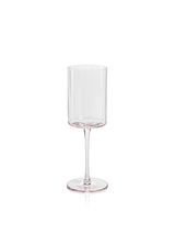 Zodax Light Pink Foligno Wine Glasses, Set of 6