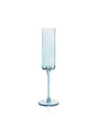 Zodax Light Blue Foligno Champagne Flutes, Set of 6