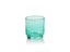 Zodax Turquoise Bitonto Bubbled Glass Tumblers, Set of 6