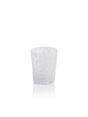 Zodax White Willa Speckled Glass Tumblers, Set of 6