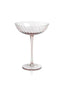 Zodax Lilac Sesto Optic Swirl Cocktail Glasses, Set of 4