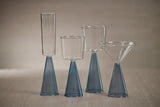 Zodax Blue Viterbo Champagne Flutes, Set of 4