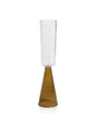 Zodax Amber Viterbo Champagne Flutes, Set of 4