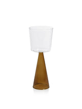 Zodax Amber Viterbo Wine Red Wine Glasses, Set of 4