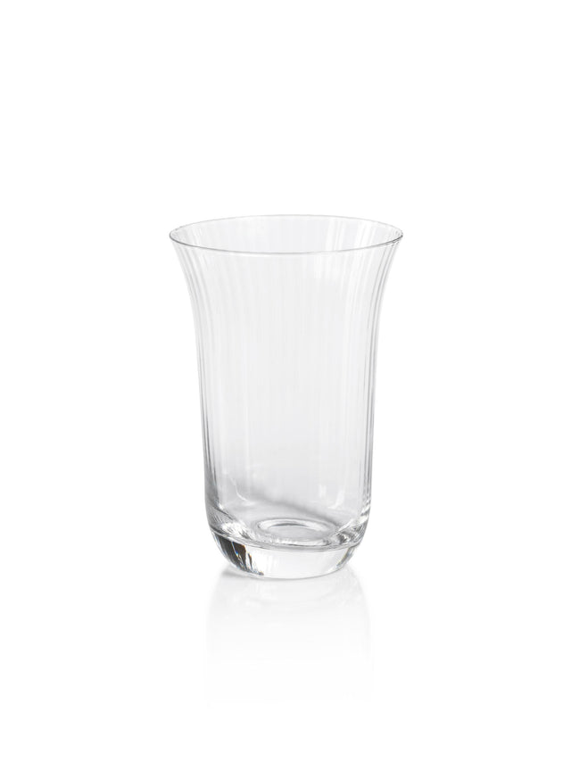 Zodax Kenley Clear Optic  Highball Glasses, Set of 4