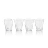 Zodax Barletta Bubble Tumbler Glasses, Set of 4