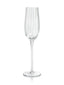 Zodax Clear Malden Optic Champagne Flutes, Set of 4