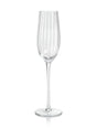 Zodax Clear Malden Optic Champagne Flutes, Set of 4