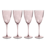 Zodax Wine Malden Optic White Wine Glasses, Set of 4