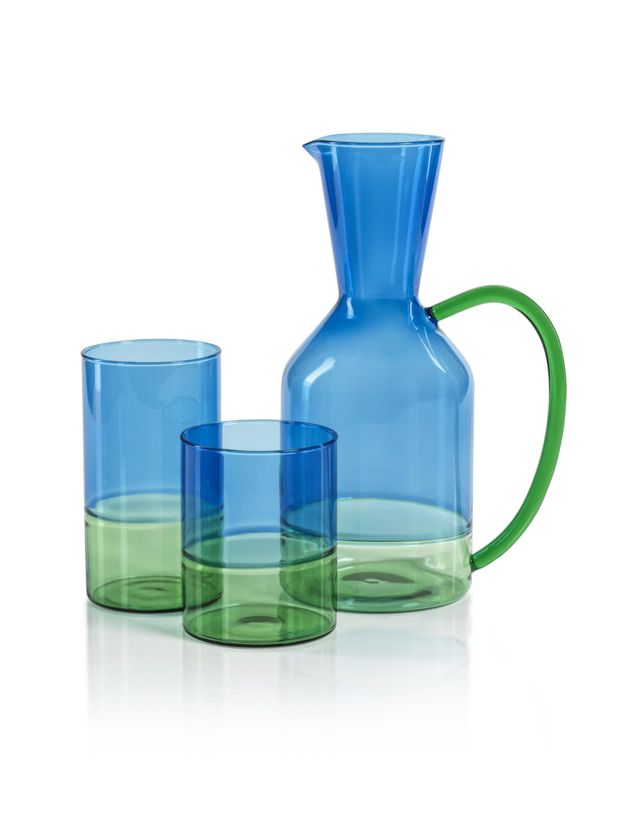 Zodax Renell Two-Toned Tumbler Glasses, Set of 6