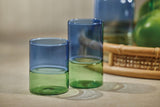 Zodax Renell Two-Toned Tumbler Glasses, Set of 6