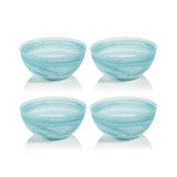 Zodax 6" Barren Alabaster Glass Bowls, Set of 4