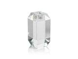 Zodax Large Collier Beveled Cubic Crystal Taper Candle Holder