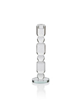 Zodax Medium Zadie Crystal Glass Taper Candle Holder