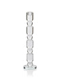 Zodax Large Zadie Crystal Glass Taper Candle Holder