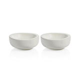 Zodax Modica 7.25" Soft Organic Shape Ceramic Bowls, Set of 2