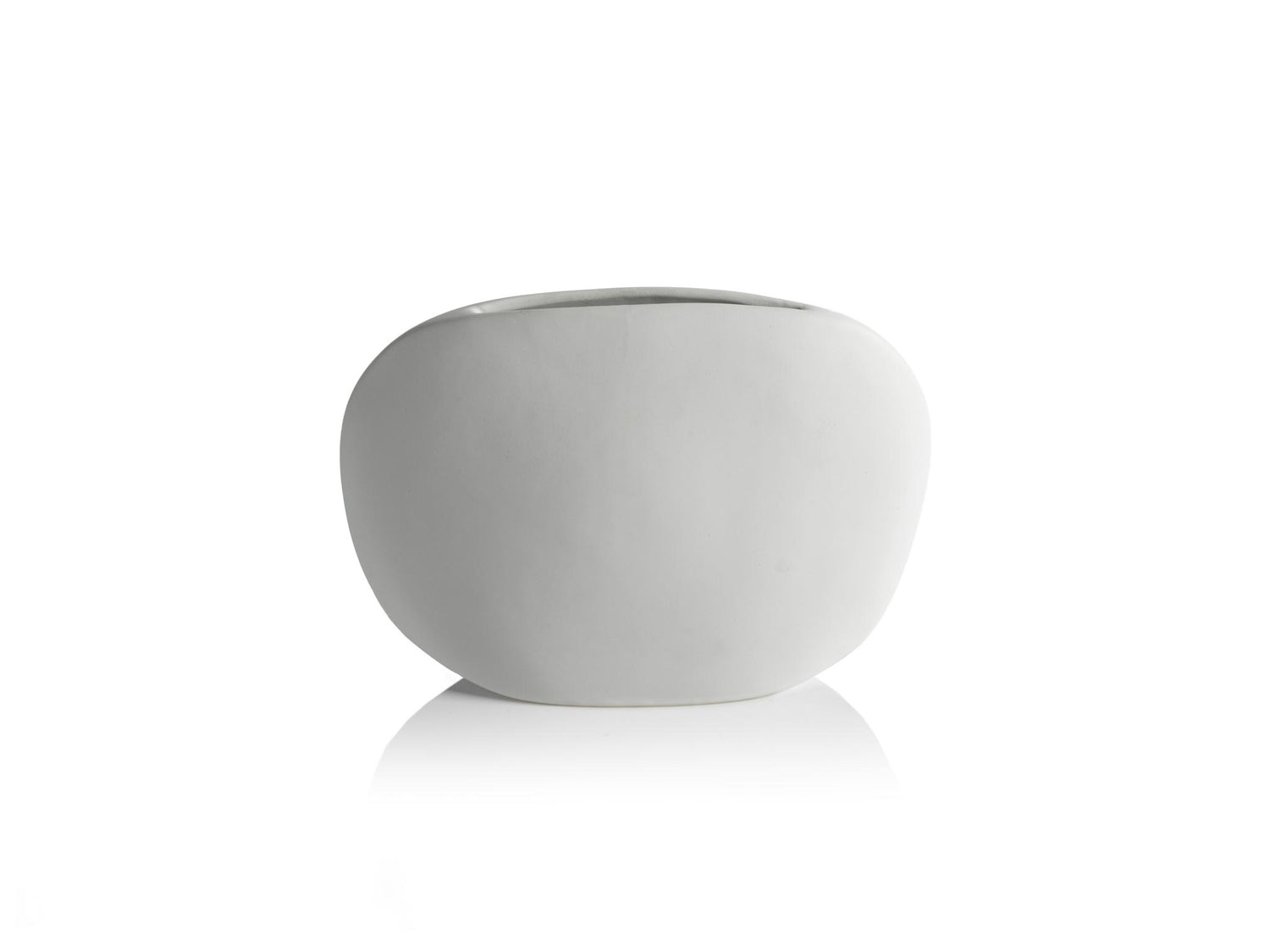 Zodax Small Kornati Organic Shape Ceramic Vase – DecoratorsBest