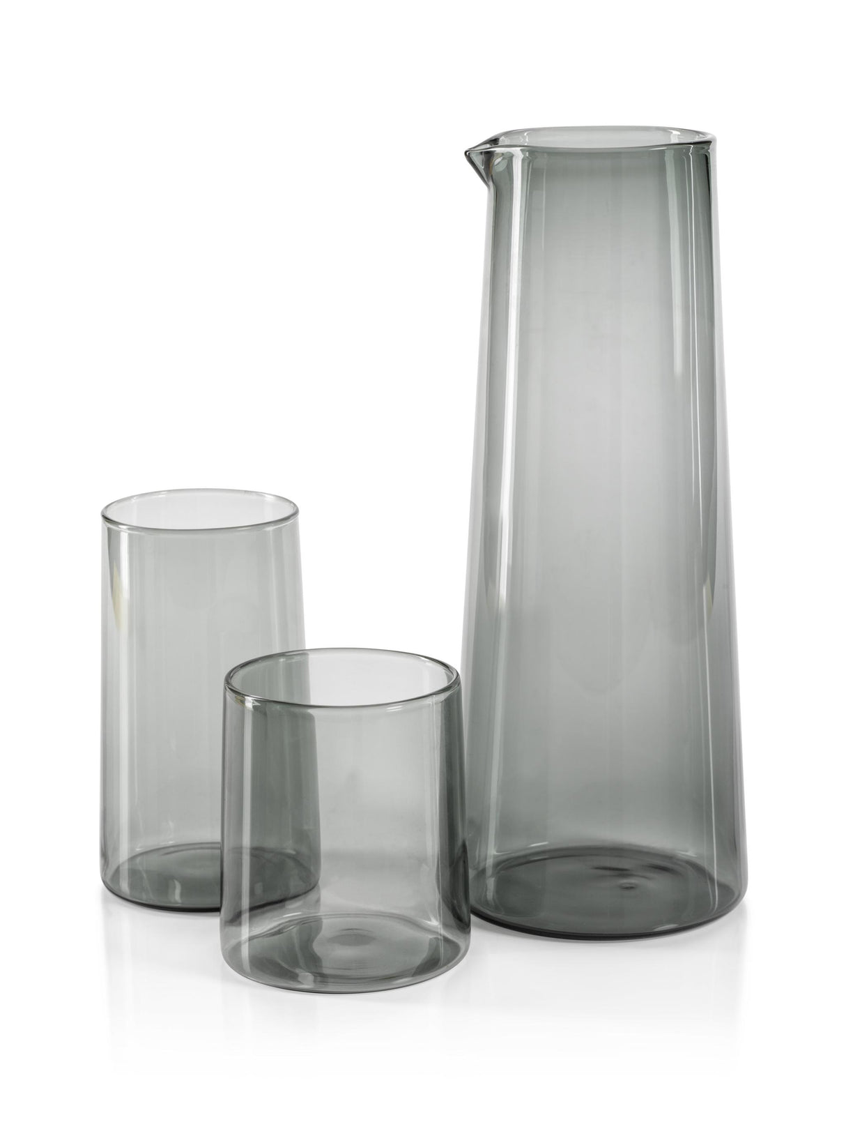 Zodax Smoke Lorient Tumbler Glasses,  Set of 6