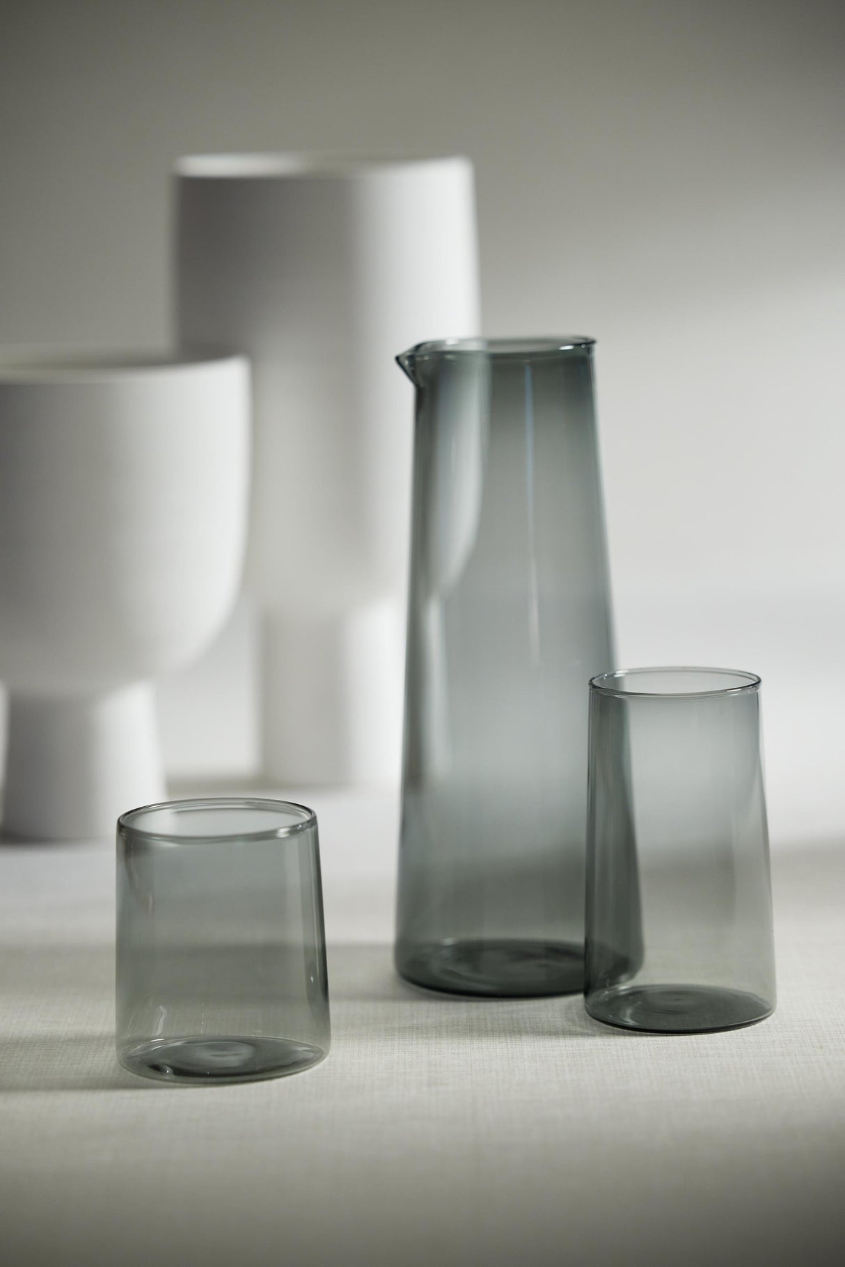 Zodax Smoke Lorient Tumbler Glasses,  Set of 6