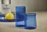 Zodax Light Cobalt Blue Lorient Highball Glasses, Set of 6