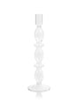 Zodax Salerno Glass Taper Candle Holders, Set of 4