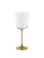 Zodax Amber & Pink Sachi Red Wine Glasses, Set of 4