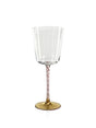 Zodax Amber & Pink Sachi Red Wine Glasses, Set of 4