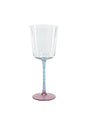 Zodax Pink & Blue Sachi Red Wine Glasses, Set of 4
