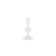 Zodax 7" Zyrandol Glass Taper Holders, Set of 2